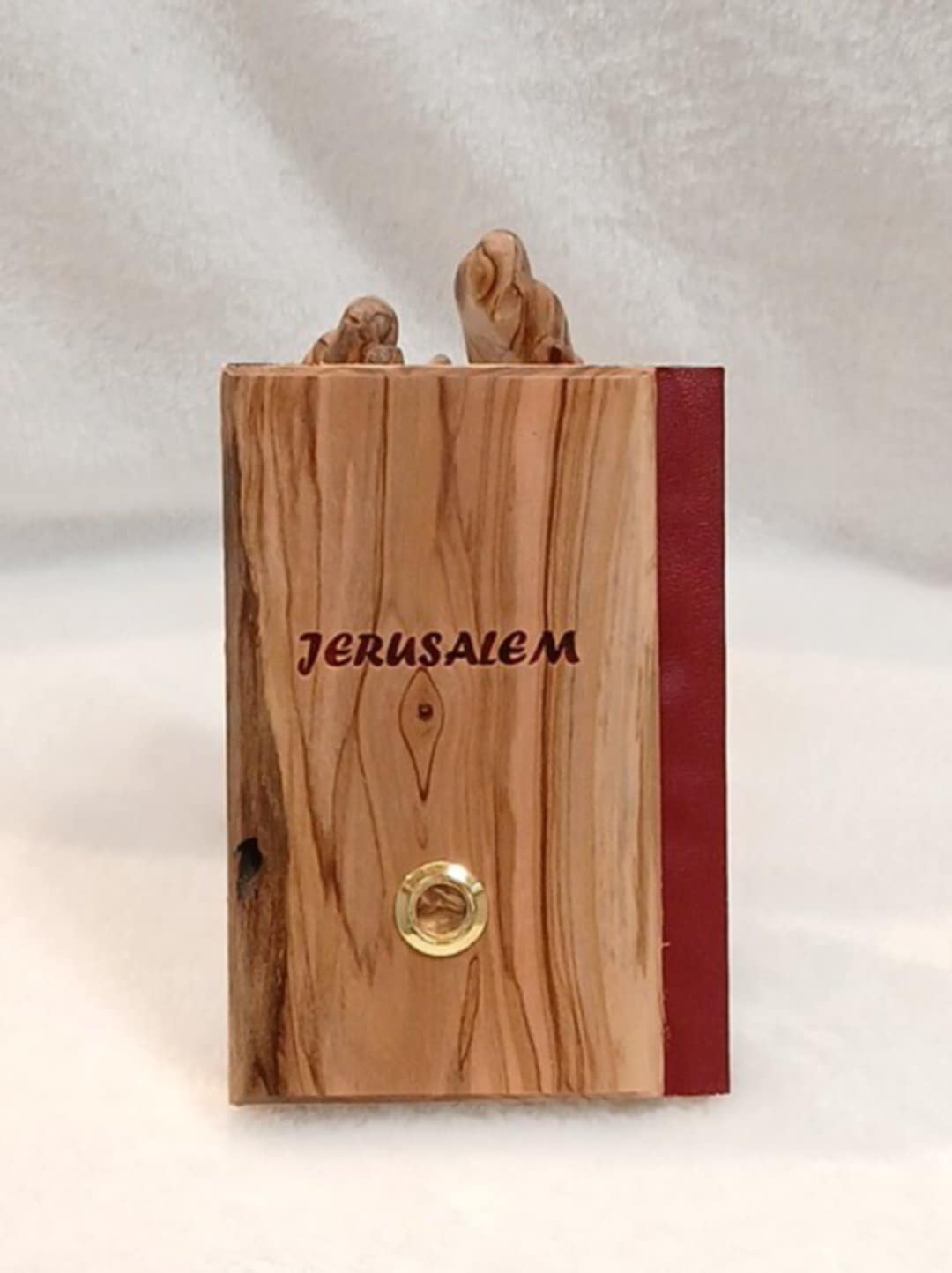 Holy Bibles covered with olive wood new testament