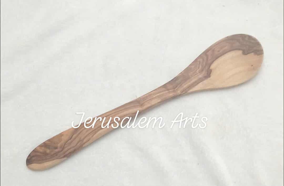 Kitchen spoons olive wood handcrafted from the Holyland