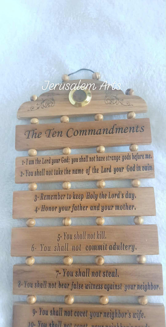 Ten Commandments from the Holyland