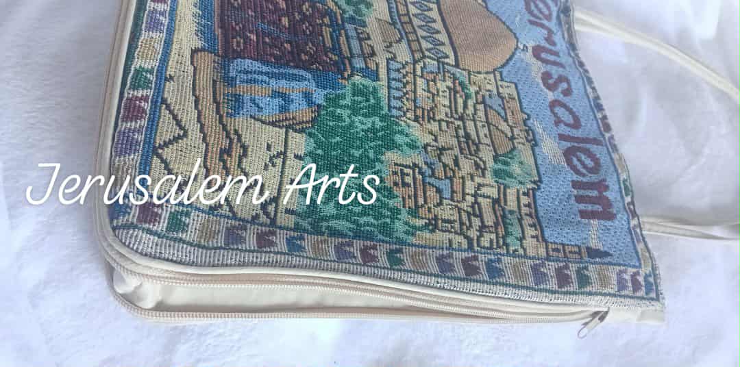 Shoulder Bag handcrafted traditional Embroidery unique from the Holyland.