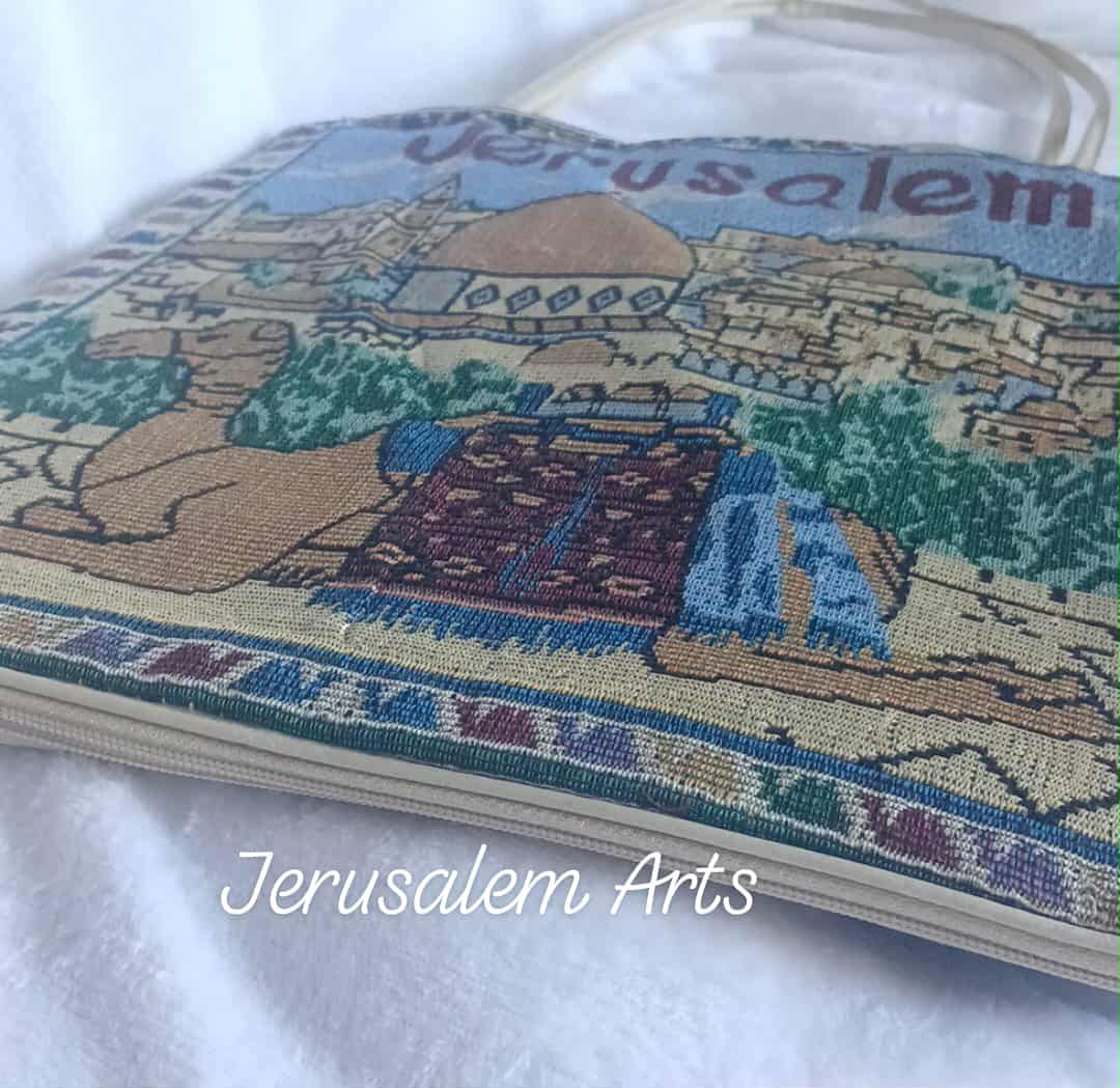 Shoulder Bag handcrafted traditional Embroidery unique from the Holyland.