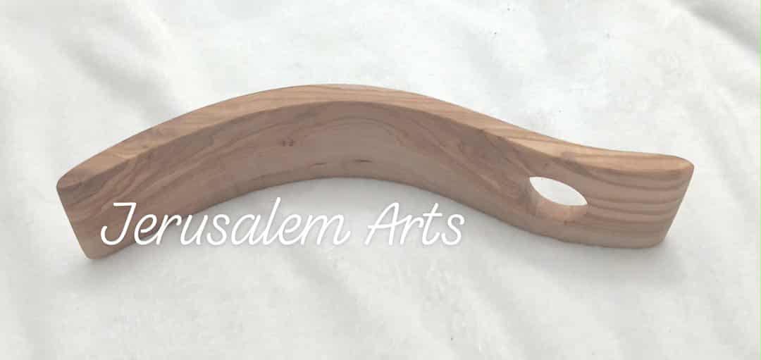 Wine Bottle stand olive wood handmade from the Holyland