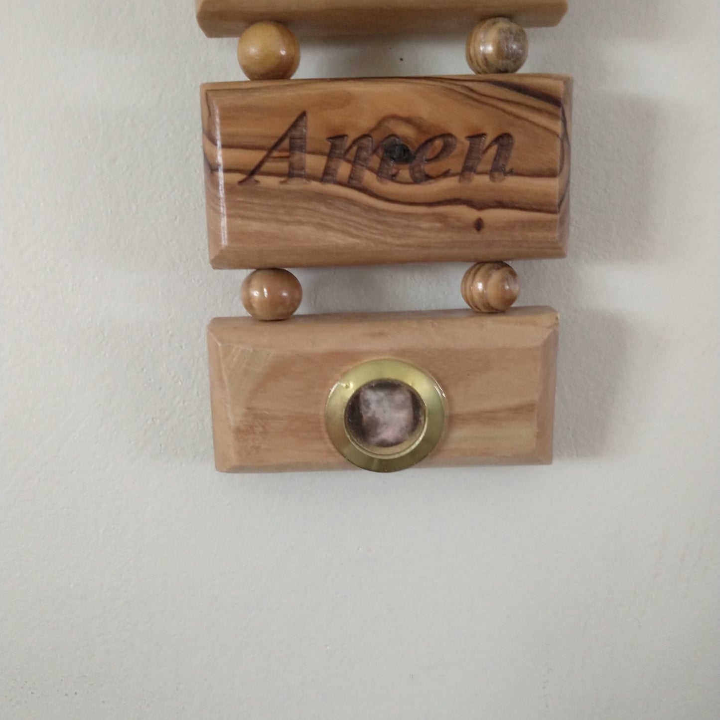 Our Father in Spanish Olive wood
