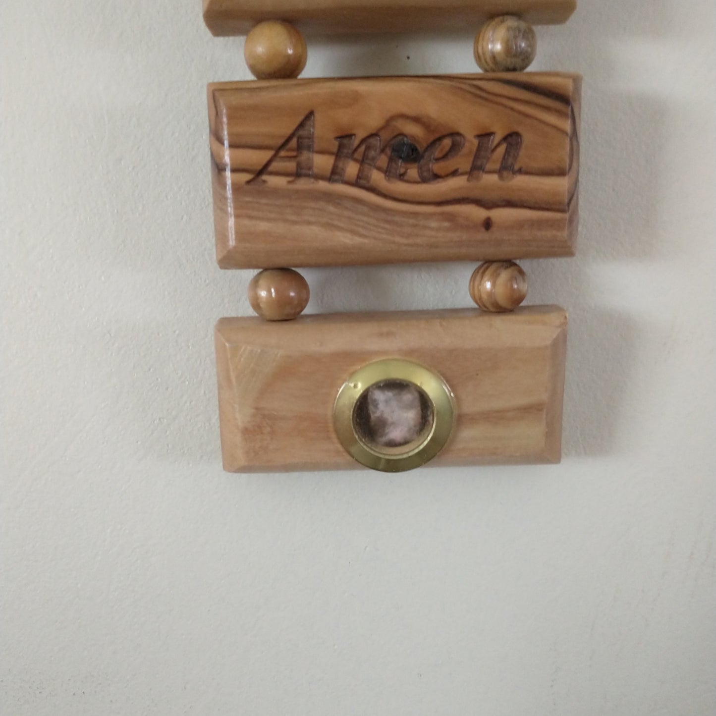 Our Father in Spanish Olive wood