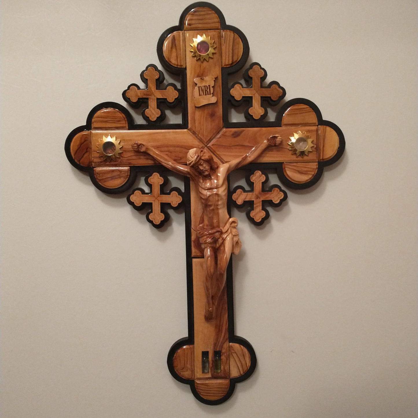 Cross Olive wood ,hand made in Bethlehem / Holyland .
