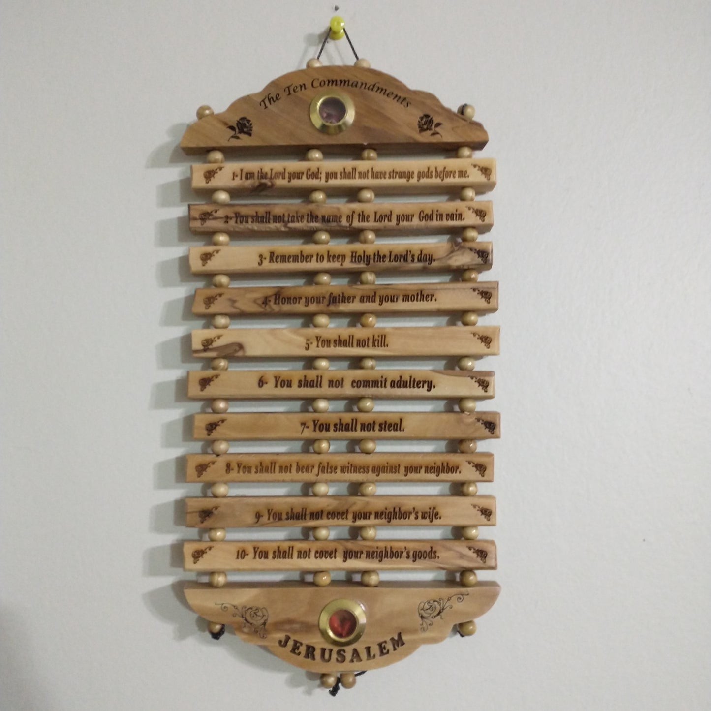 Ten Commandments from the Holyland medium size