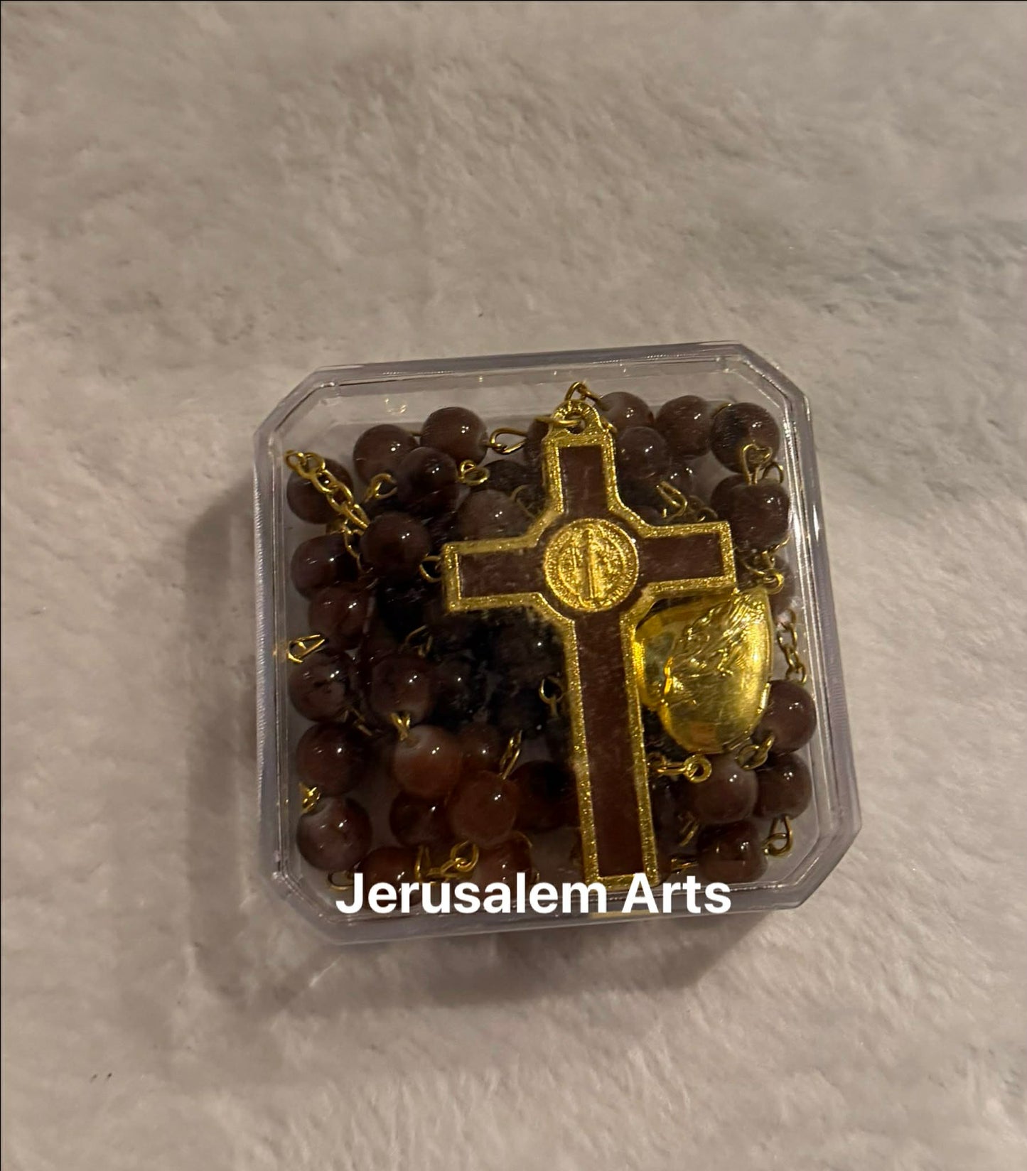 Rosary Hand made from the Holy land with Heart