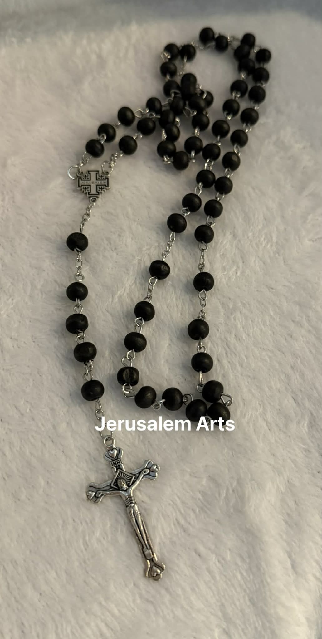 Wood Rosary Hand made from the Holyland with scented like roses