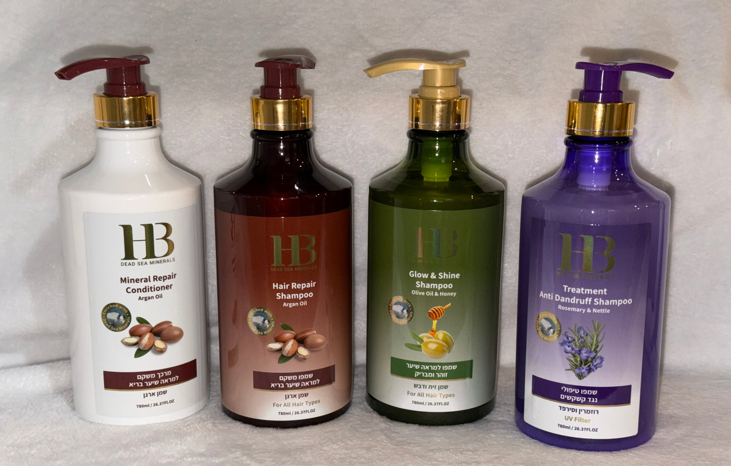 Shamp and conditioner with Dead Sea minerals and vitamins H&B product