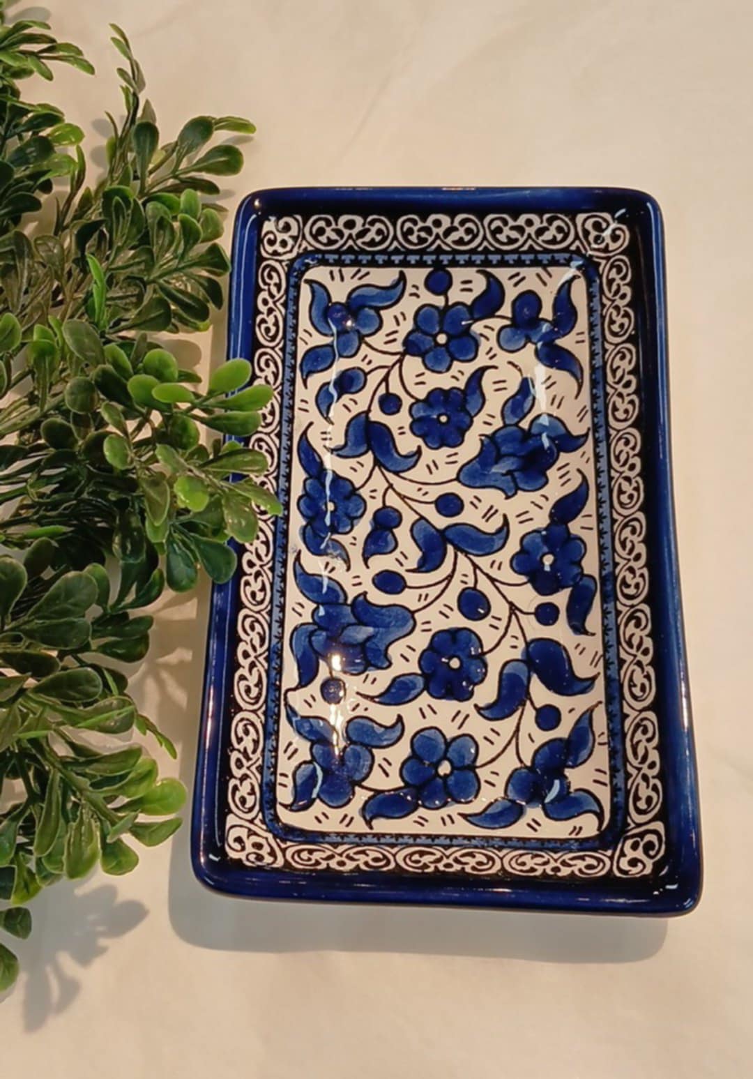 Rectangle ceramic plate