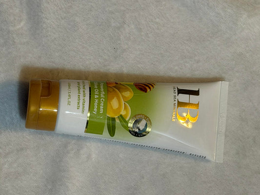 Powerful cream olive oil and honey H&B product