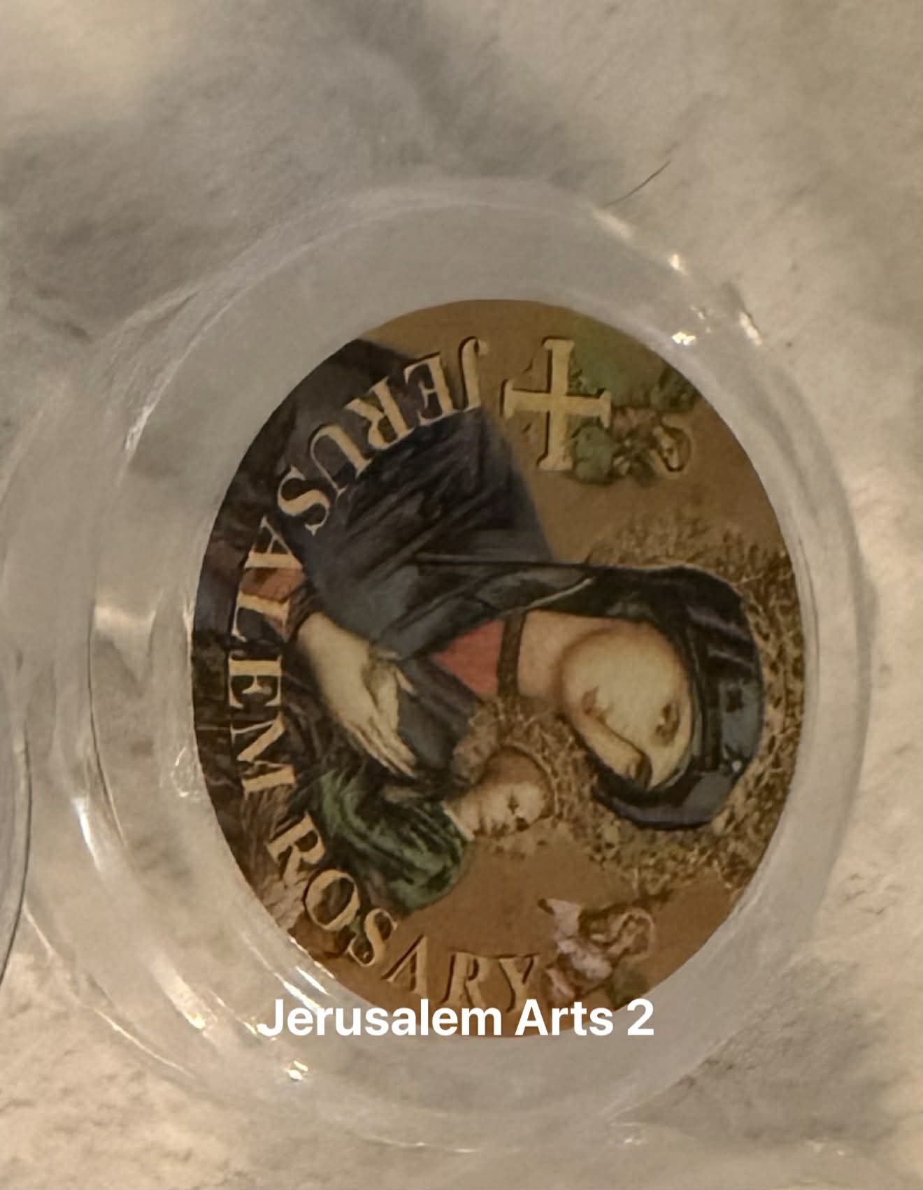 Wood Rosary Hand made from the Holyland with scented like roses