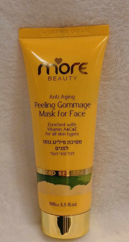 More beauty anti aging gommage mask for face enriched with vitamin A&C&E for all skin types DEAD SEA SPA