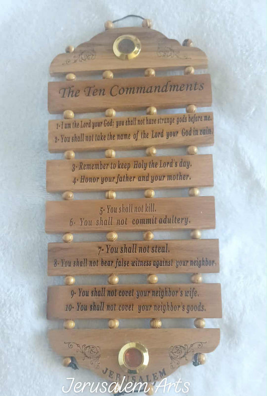 Ten Commandments from the Holyland