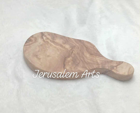 Cutting board olive wood or cheese board unique handcrafted from the HolyLand