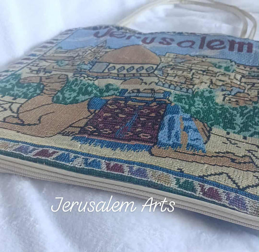 Shoulder Bag handcrafted traditional Embroidery unique from the Holyland.