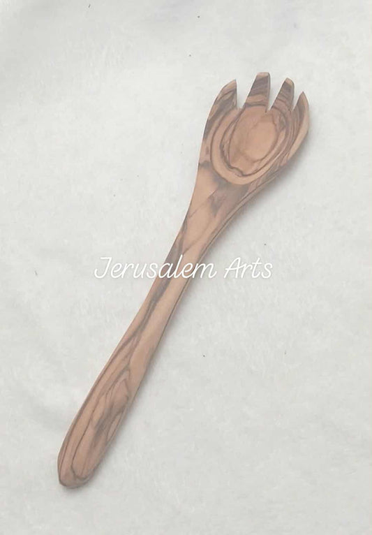 Cooking Spork olive wood handcrafted from the HolyLand.