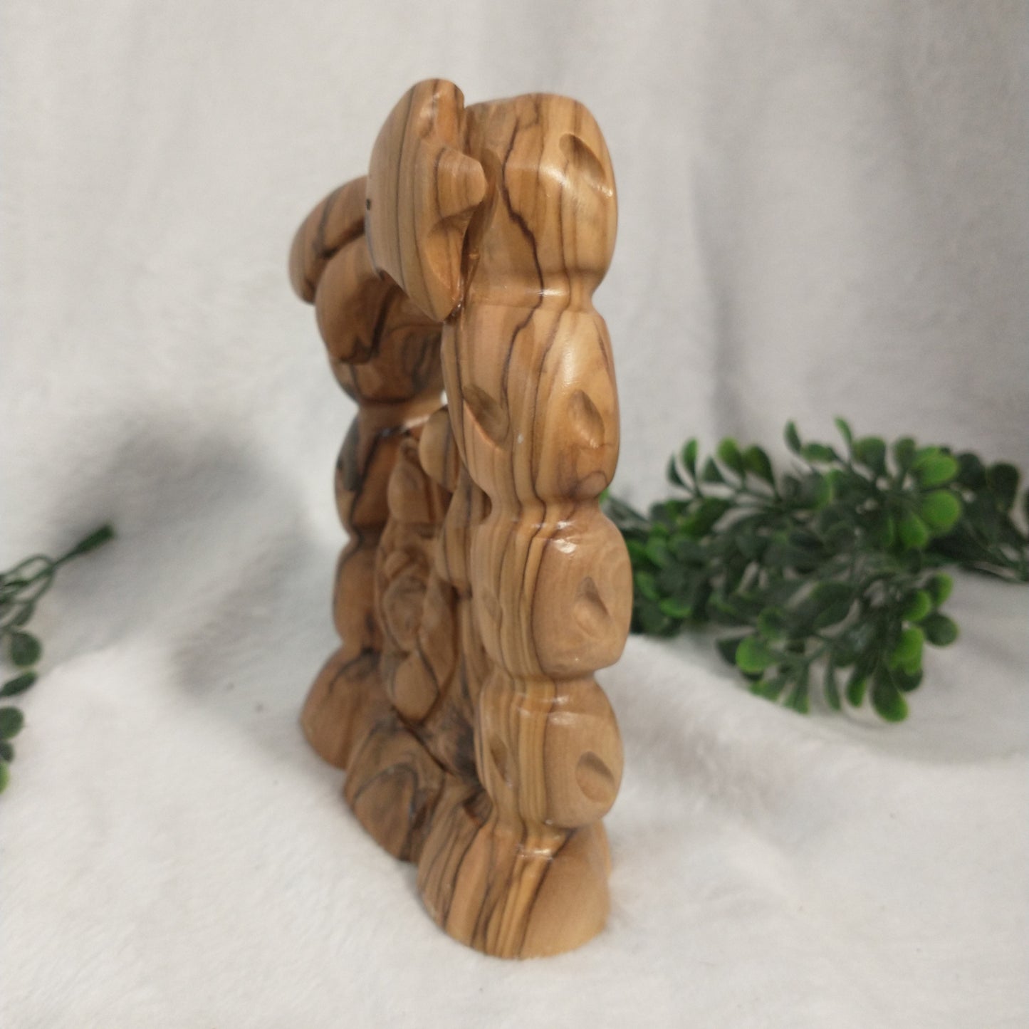 Nativity set hand carved olive wood