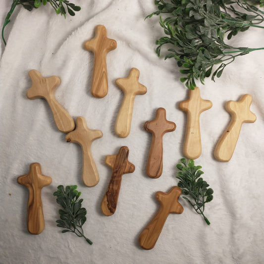 Comfort cross Olive wood small size