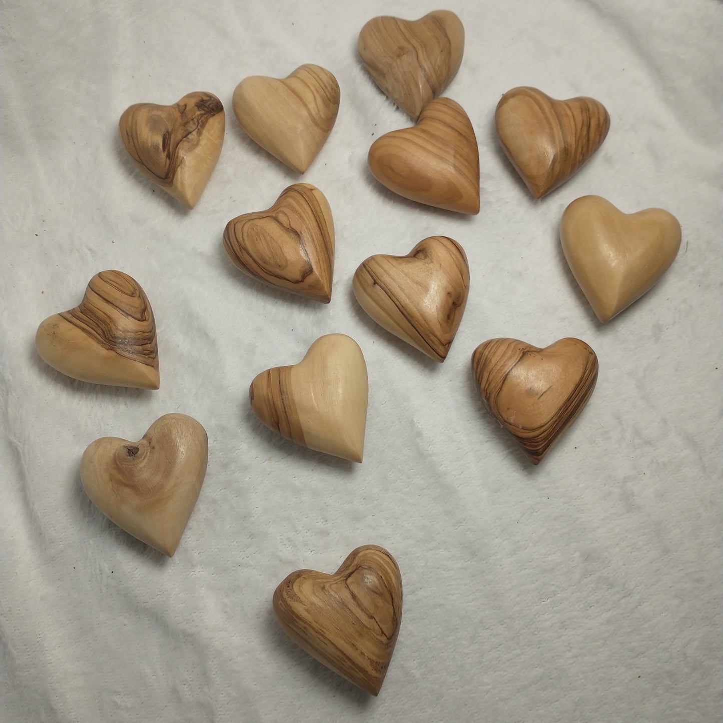 Hearts. Hand carved .