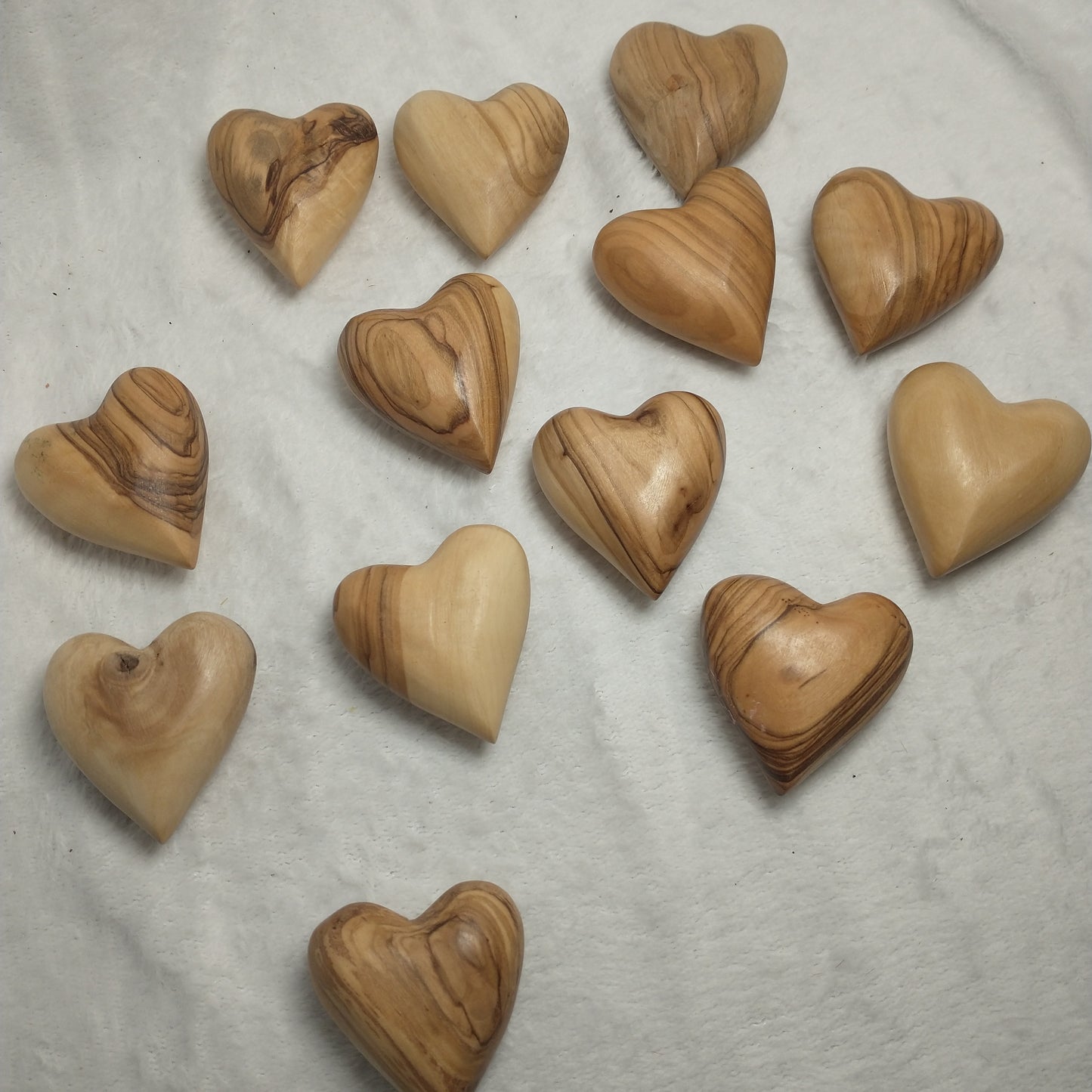 Hearts. Hand carved .