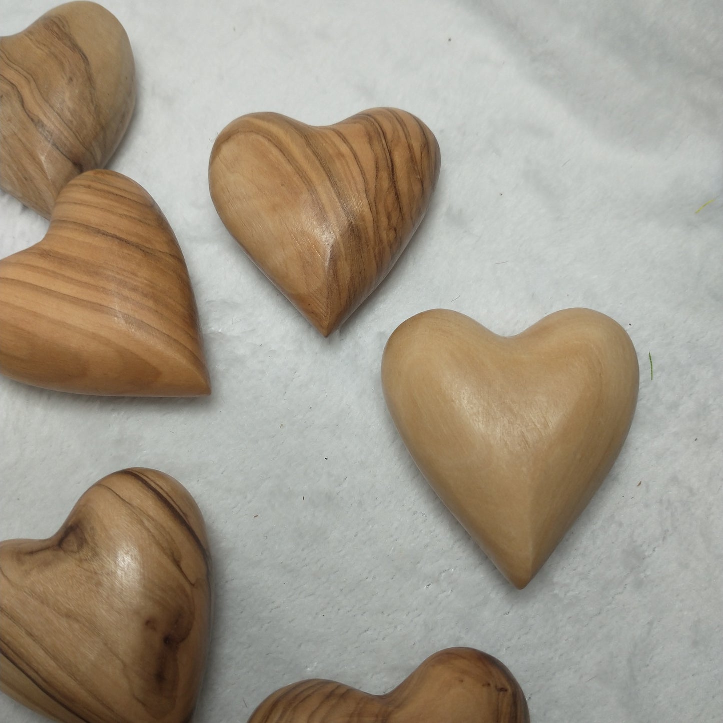 Hearts. Hand carved .