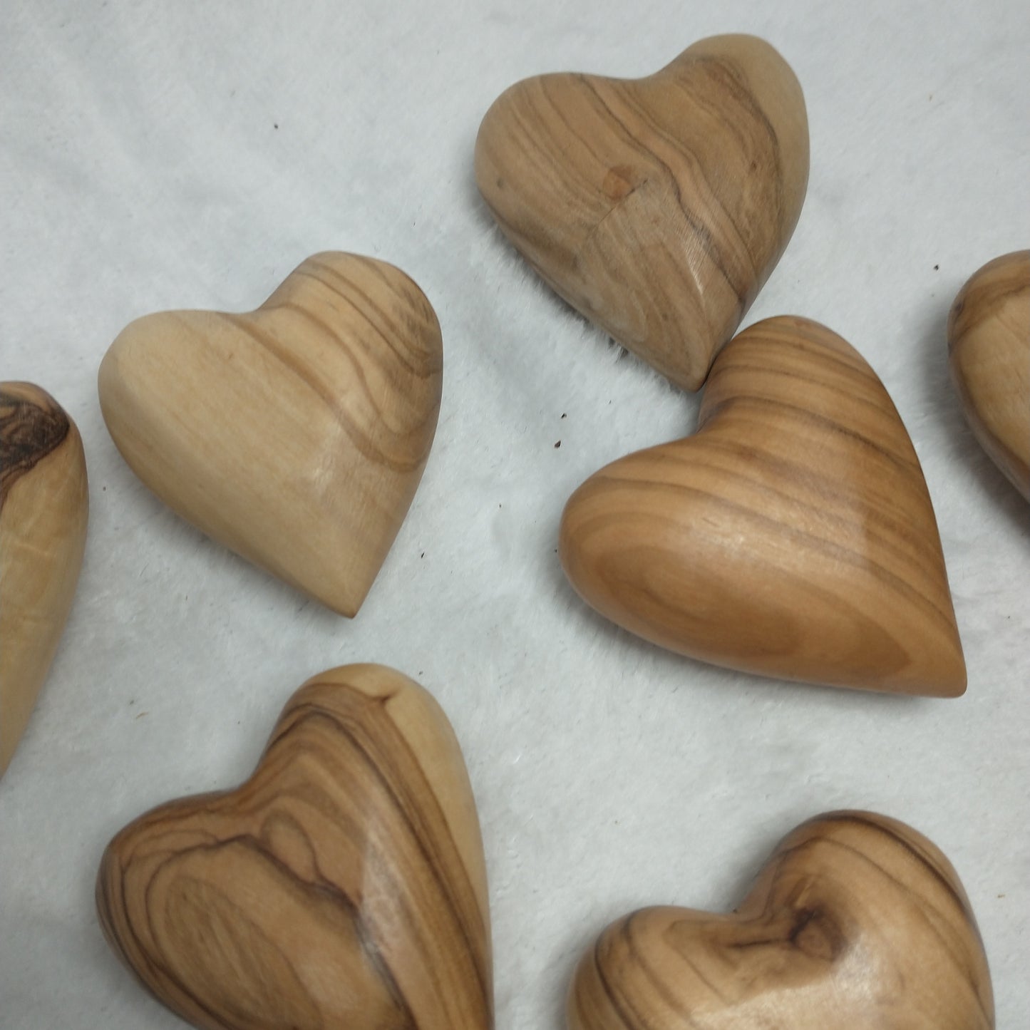 Hearts. Hand carved .