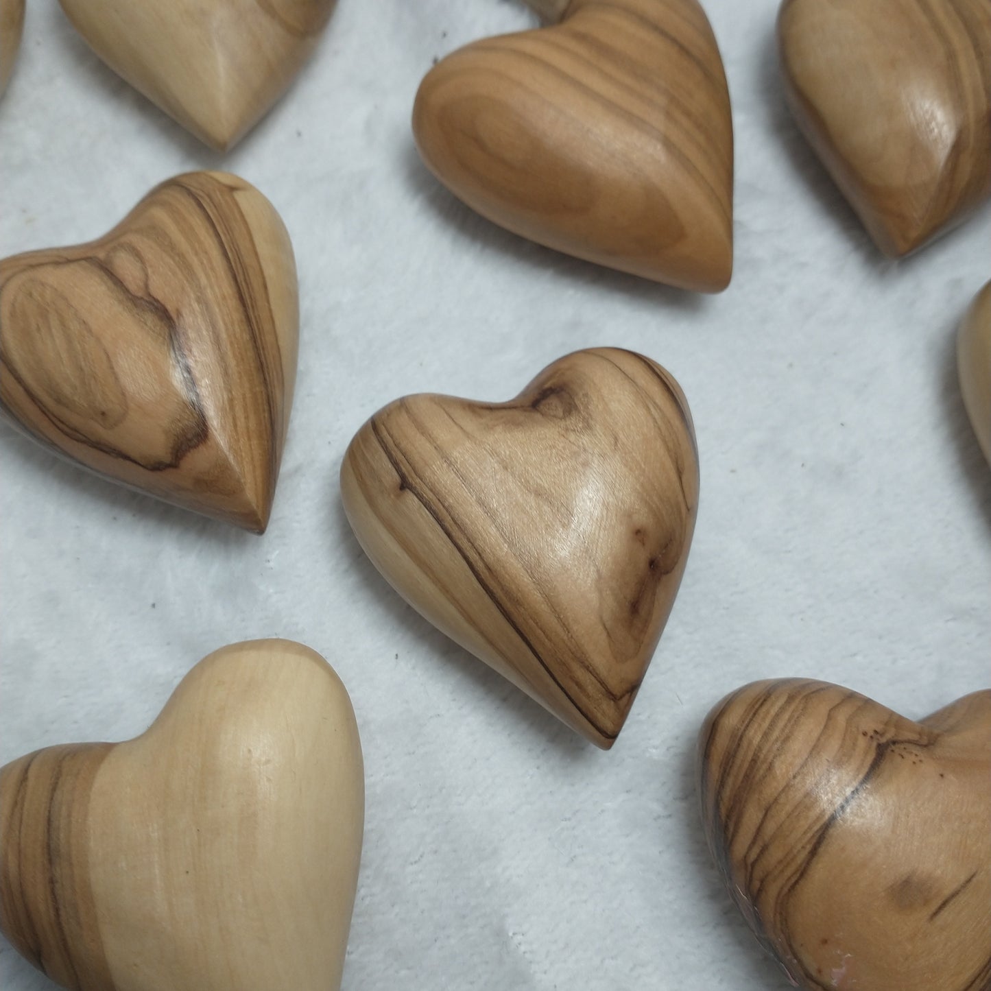 Hearts. Hand carved .