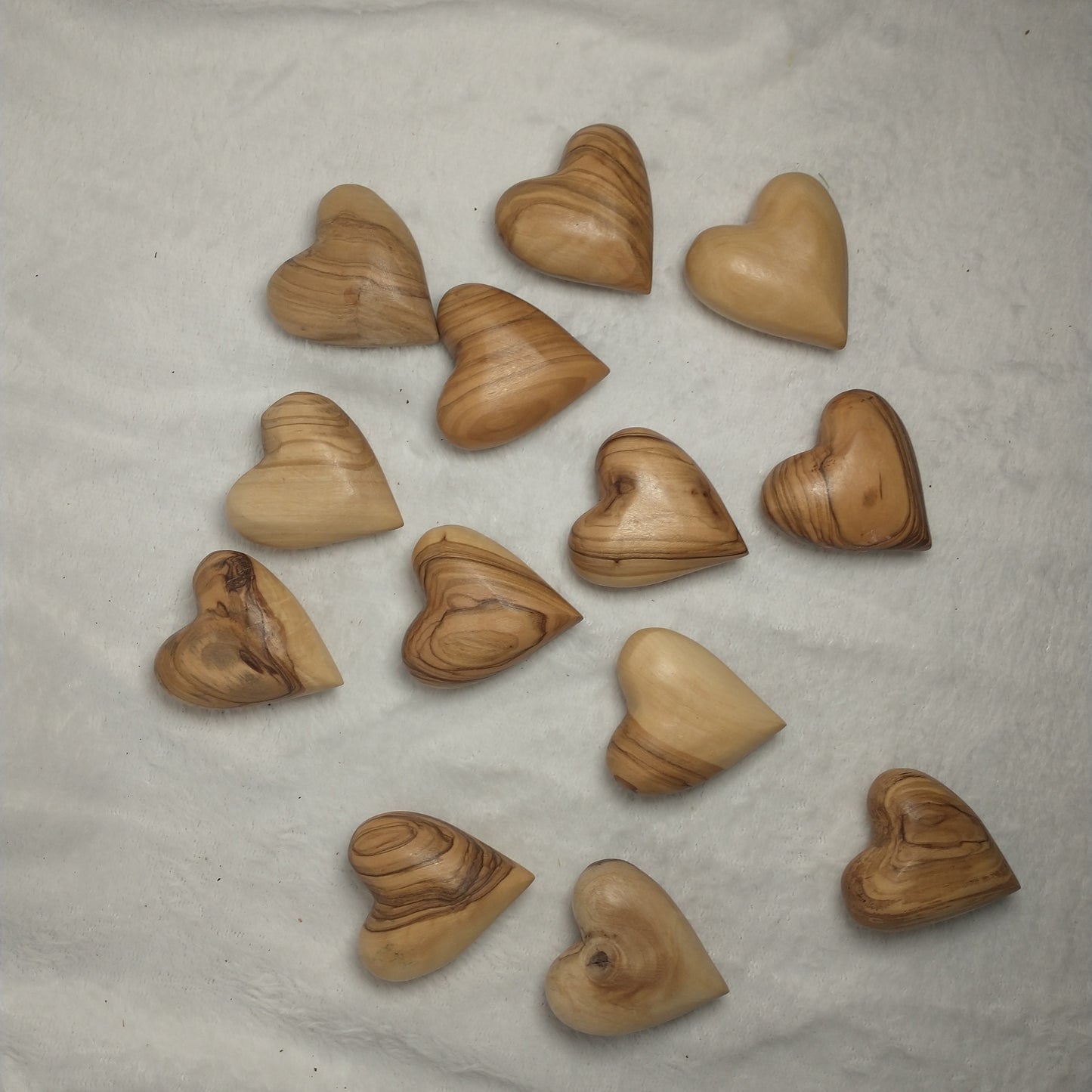 Hearts. Hand carved .