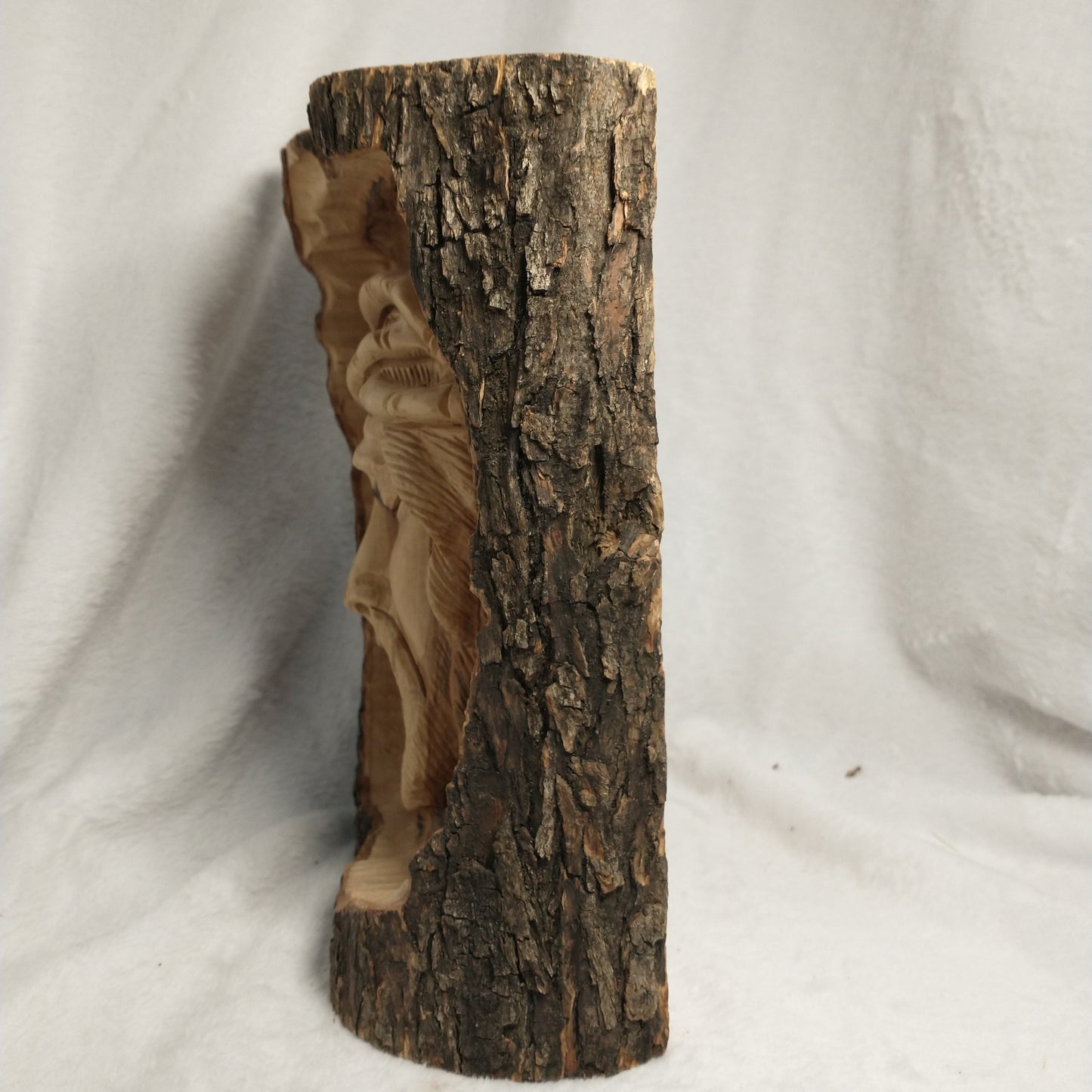 Cabeza de Jesús Madera de olivo.