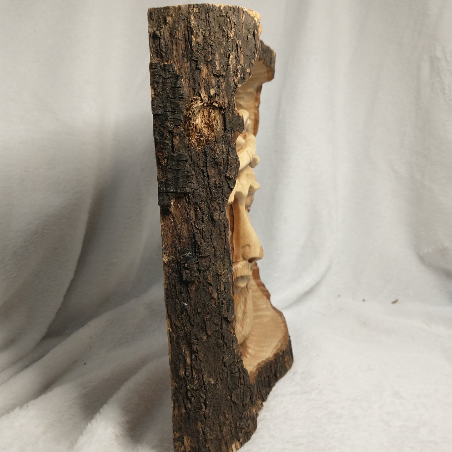 Cabeza de Jesús Madera de olivo.