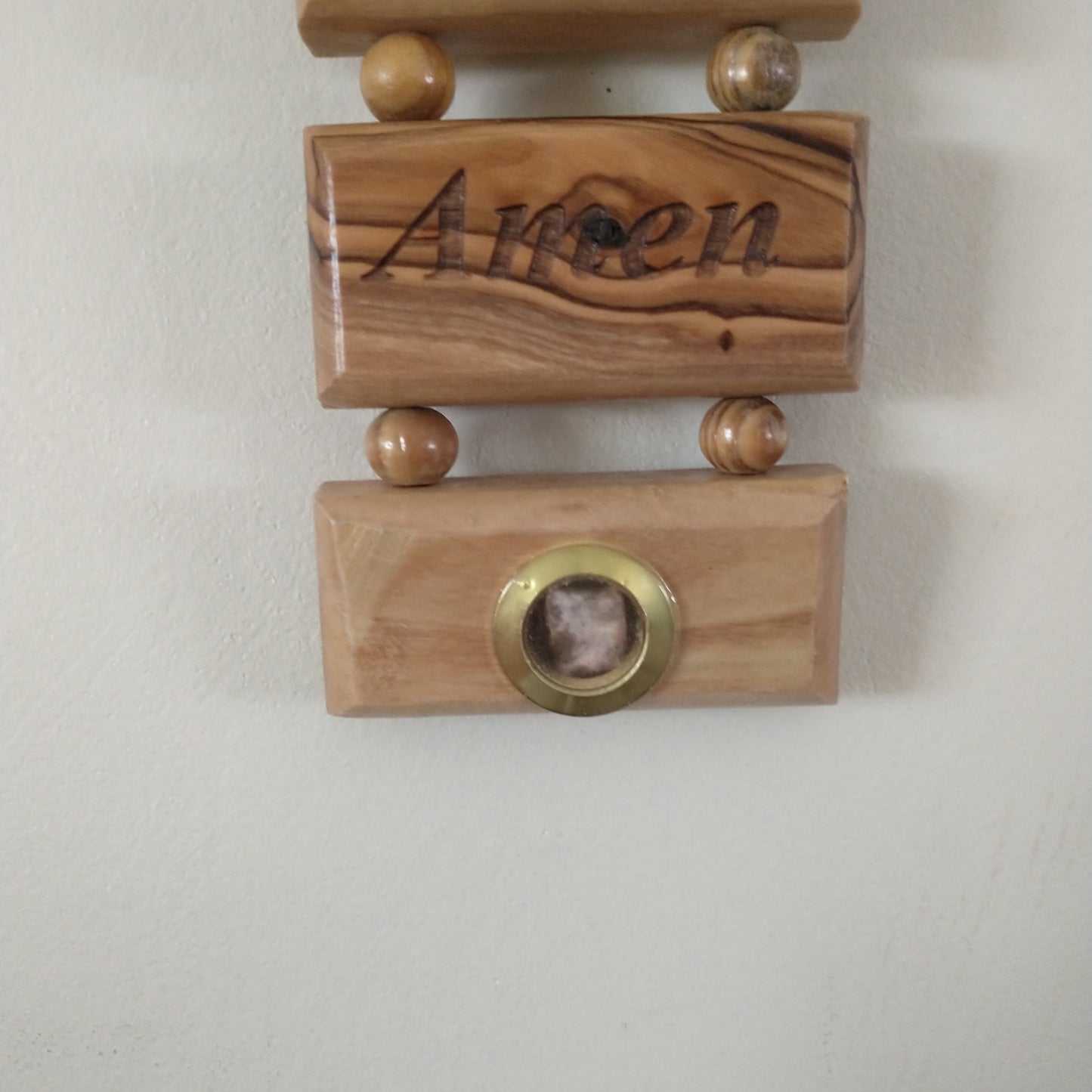 Our Father in  Spanish Olive wood