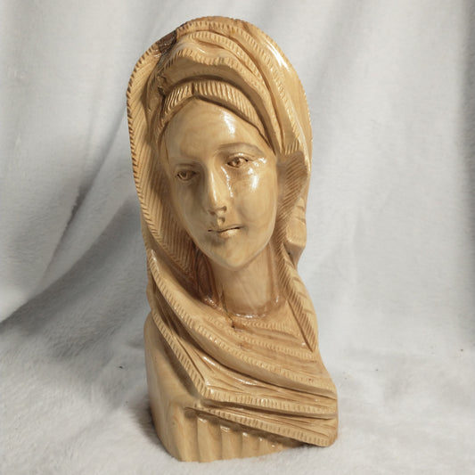 Virgin Mary statue .