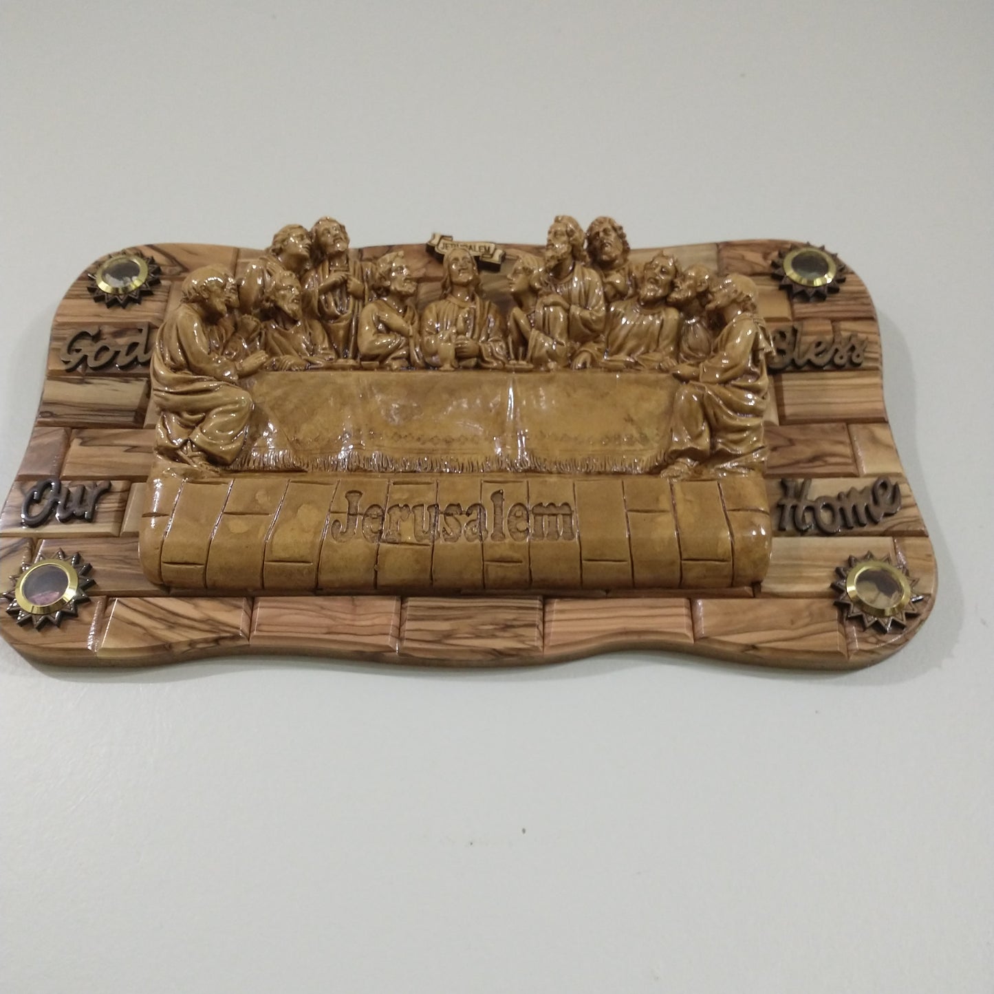 The last Supper ,Olive wood in Bethlehem