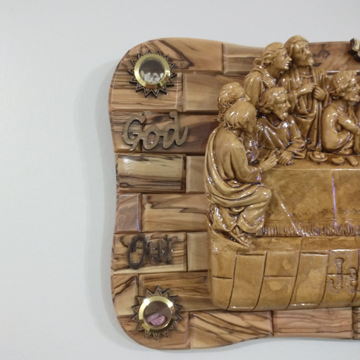 The last Supper ,Olive wood in Bethlehem