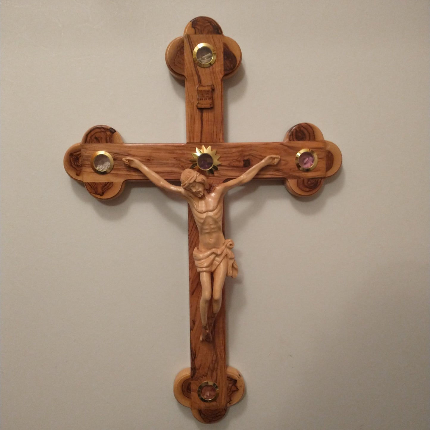 Cross .Olive wood ,hand made in Bethlehem/Holyland .