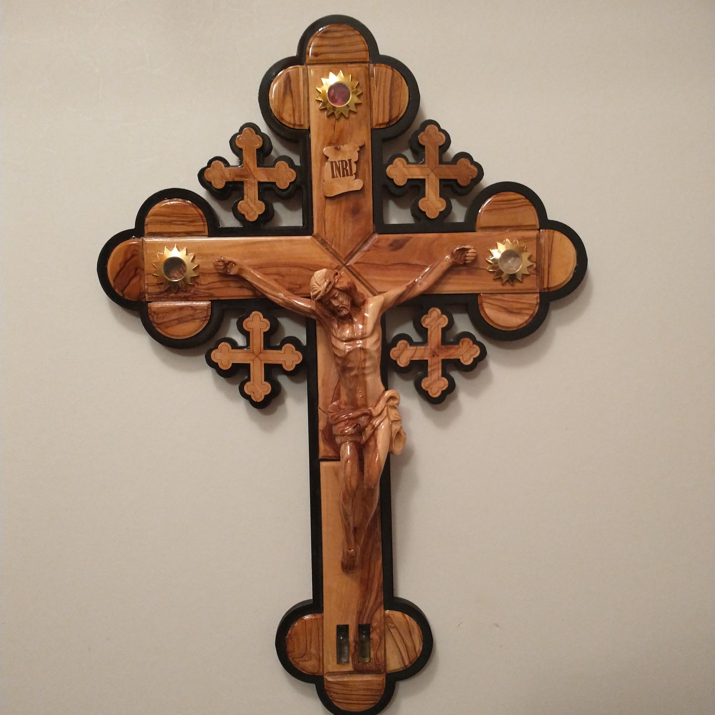 Cross Olive wood ,hand made in Bethlehem / Holyland .