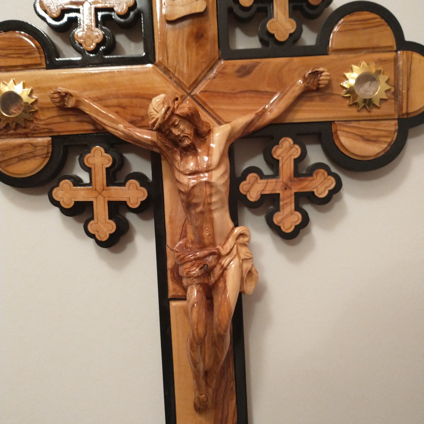 Cross Olive wood ,hand made in Bethlehem / Holyland .