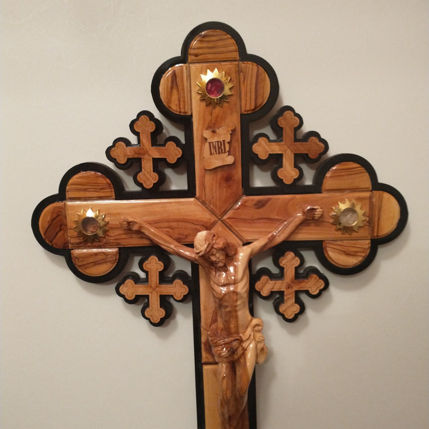 Cross Olive wood ,hand made in Bethlehem / Holyland .